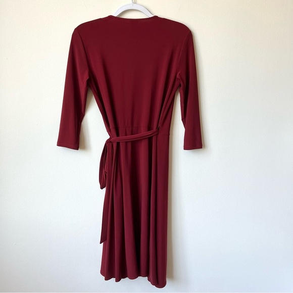 Max Mara Leisure Dida Stretch Jersey Wrap Midi Dress - Picture 8 of 8